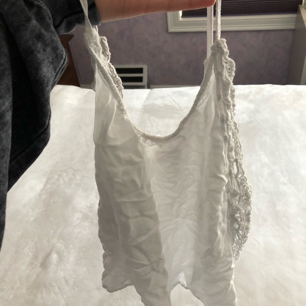 white flower camisole